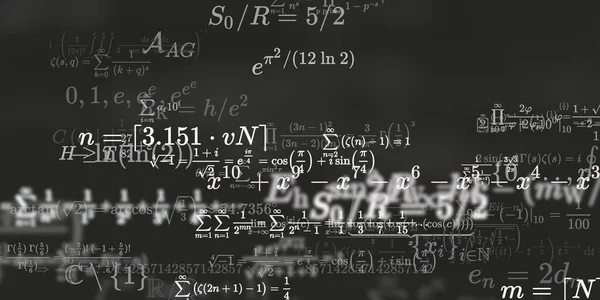 Sfondo Matematico Con Formule Illustrazione Senza Soluzione Continuità — Foto Stock