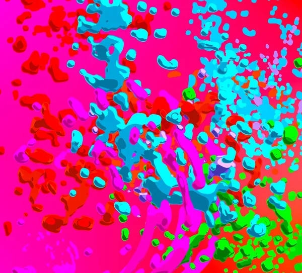 Abstrakt Bakgrundskonst Illustration Borstslag Duk Flerfärgad Bakgrund Samtida Konst Konstnärlig — Stockfoto