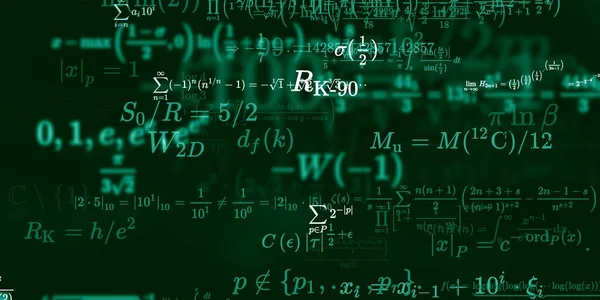 Sfondo Matematico Con Formule Illustrazione Senza Soluzione Continuità — Foto Stock