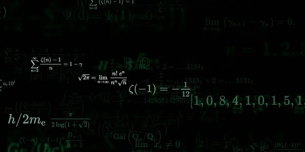 Formação Matemática Com Fórmulas Ilustração Perfeita — Fotografia de Stock