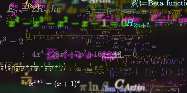 Historia Matemática Con Fórmulas Ilustración Perfecta —  Fotos de Stock