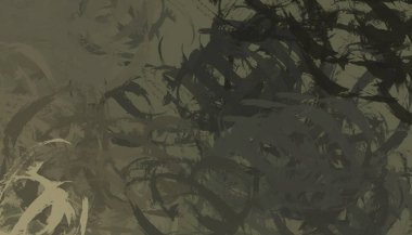 Soyut arka plan sanatı. 2D çizim. Etkileyici yağlı boya resim. Tuvalde fırça darbeleri. Modern sanat. Çok renkli arkaplan. Çağdaş sanat. İfade. Sanatsal dijital palet.