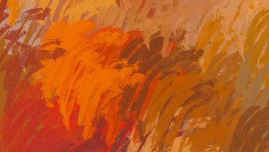 Soyut arka plan sanatı. 2D çizim. Etkileyici yağlı boya resim. Tuvalde fırça darbeleri. Modern sanat. Çok renkli arkaplan. Çağdaş sanat. İfade. Sanatsal dijital palet.