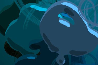 Soyut arka plan sanatı. 3 boyutlu illüstrasyon. Tuvalde fırça darbeleri. Çok renkli arkaplan. Çağdaş sanat. Sanatsal dijital palet.