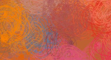 Soyut arka plan sanatı. 2D çizim. Etkileyici yağlı boya resim. Tuvalde fırça darbeleri. Modern sanat. Çok renkli arkaplan. Çağdaş sanat. İfade. Sanatsal dijital palet.