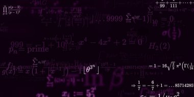 Formüllü matematik arkaplanı, kusursuz illüstrasyon   