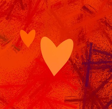 Soyut arka plan sanatı. 2D çizim. Etkileyici yağlı boya resim. Tuvalde fırça darbeleri. Modern sanat. Çok renkli arkaplan. Çağdaş sanat. İfade. Sanatsal dijital palet.