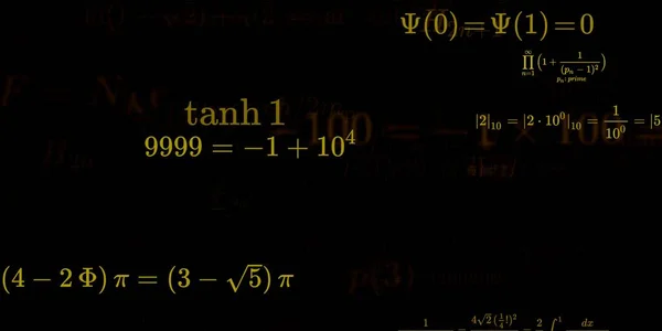 Historia Matemática Con Fórmulas Ilustración Perfecta —  Fotos de Stock