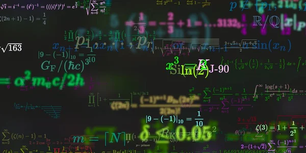 数式の数学的背景 シームレスなイラスト — ストック写真