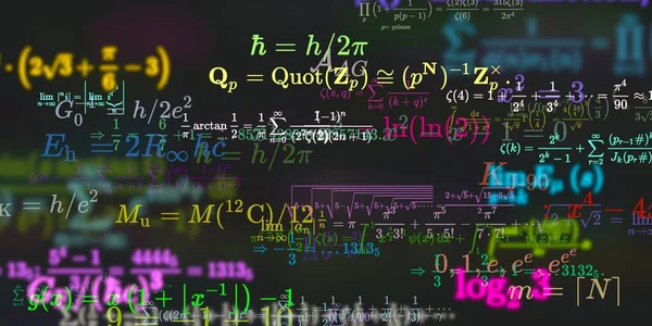 Historia Matemática Con Fórmulas Ilustración Perfecta —  Fotos de Stock