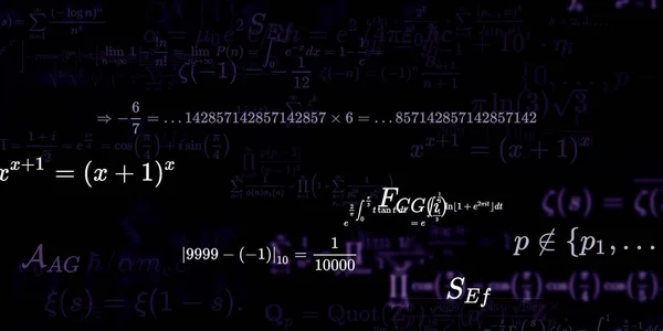 Historia Matemática Con Fórmulas Ilustración Perfecta —  Fotos de Stock