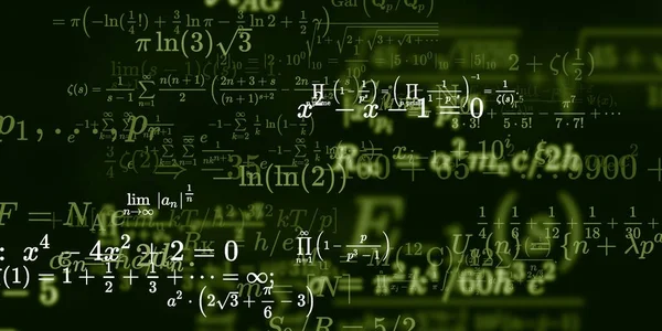 Kontekst Matematyczny Formułami Bezproblemowa Ilustracja Abstrakcyjny Wzór Kolorowymi Symbolami — Zdjęcie stockowe