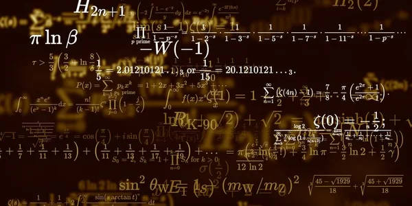 Historia Matemática Con Fórmulas Ilustración Perfecta —  Fotos de Stock