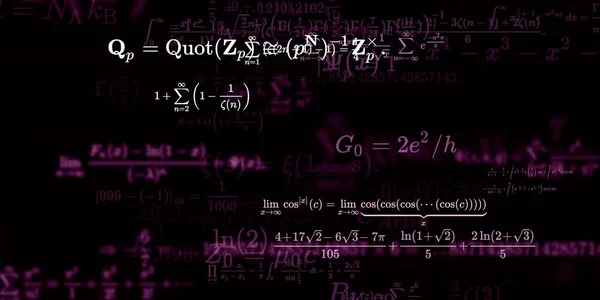 Formüllü Matematik Arkaplanı Kusursuz Illüstrasyon — Stok fotoğraf