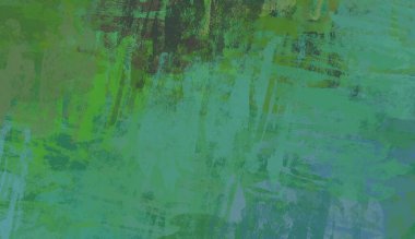 Soyut arka plan sanatı. 2D çizim. Etkileyici yağlı boya resim. Tuvalde fırça darbeleri. Modern sanat. Çok renkli arkaplan. Çağdaş sanat. İfade. Sanatsal dijital palet.