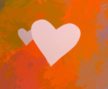 Soyut arka plan sanatı. 2D çizim. Etkileyici yağlı boya resim. Tuvalde fırça darbeleri. Modern sanat. Çok renkli arkaplan. Çağdaş sanat. İfade. Sanatsal dijital palet.