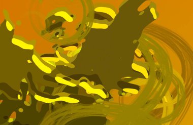 Soyut arka plan sanatı. 3 boyutlu illüstrasyon. Tuvalde fırça darbeleri. Çok renkli arkaplan. Çağdaş sanat. Sanatsal dijital palet.