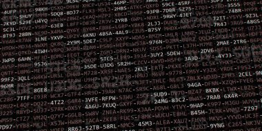 Yazılım geliştirici programlama kodu. Soyut modern sanal bilgisayar senaryosu. Masaüstü ekranında yazılım geliştirici programcının çalışması 