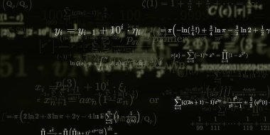 Formüllü matematik arkaplanı, kusursuz illüstrasyon   