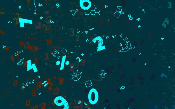 Math Ilustración Abstract Background Numbers Copy Space — Foto de Stock