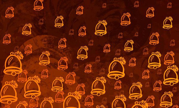 абстрактный рождественский фон для копирования пространства, Новый год
