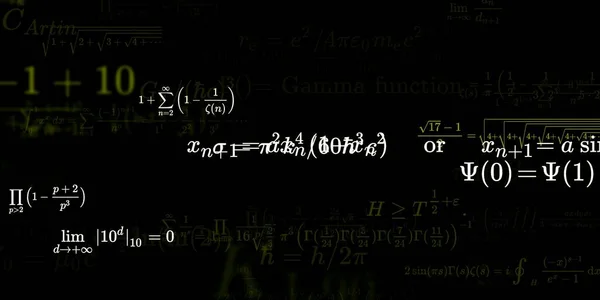 Μαθηματικά Φόντο Τύπους Αδιάλειπτη Απεικόνιση — Φωτογραφία Αρχείου