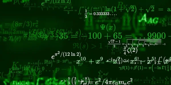 Sfondo Matematico Con Formule Illustrazione Senza Soluzione Continuità — Foto Stock