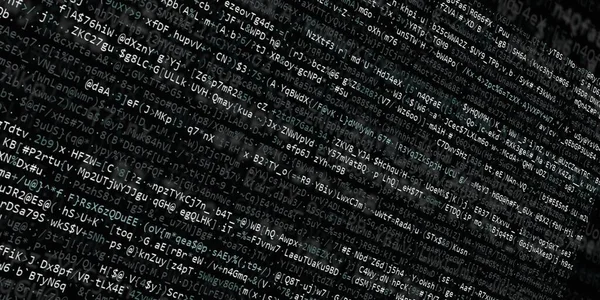 Código Programación Para Desarrolladores Software Resuelve Moderno Script Computadora Virtual —  Fotos de Stock