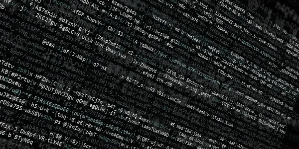 Programmeercode Voor Softwareontwikkelaars Abstract Modern Virtueel Computerscript Werk Van Software — Stockfoto