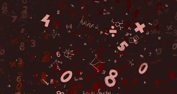 Math Ilustración Abstract Background Numbers Copy Space —  Fotos de Stock