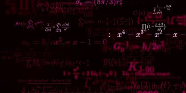 Formüllü matematik arkaplanı, kusursuz illüstrasyon   