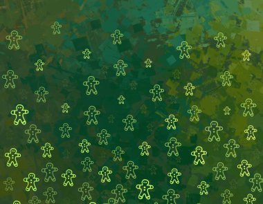 Kopya alanı için soyut noel arkaplanı, yeni yıl