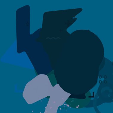 Soyut arka plan sanatı. 3 boyutlu illüstrasyon. Tuvalde fırça darbeleri. Çok renkli arkaplan. Çağdaş sanat. Sanatsal dijital palet.