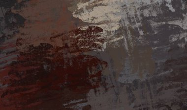 Soyut arka plan sanatı. 2D çizim. Etkileyici yağlı boya resim. Tuvalde fırça darbeleri. Modern sanat. Çok renkli arkaplan. Çağdaş sanat. İfade. Sanatsal dijital palet.