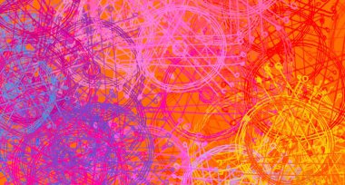 Soyut arka plan sanatı. 2D çizim. Etkileyici yağlı boya resim. Tuvalde fırça darbeleri. Modern sanat. Çok renkli arkaplan. Çağdaş sanat. İfade. Sanatsal dijital palet.