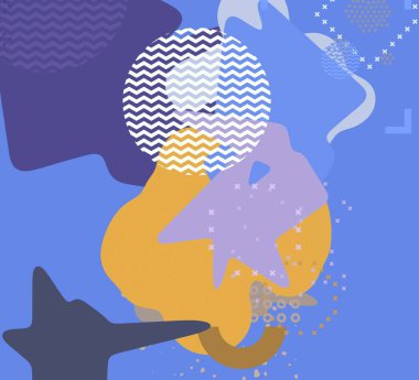 Soyut arka plan sanatı. 3 boyutlu illüstrasyon. Tuvalde fırça darbeleri. Çok renkli arkaplan. Çağdaş sanat. Sanatsal dijital palet.