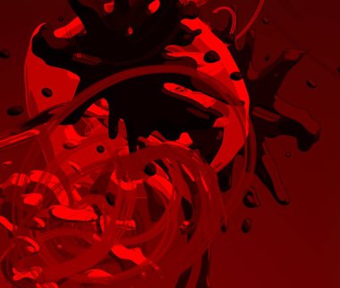 Soyut arka plan sanatı. 3 boyutlu illüstrasyon. Tuvalde fırça darbeleri. Çok renkli arkaplan. Çağdaş sanat. Sanatsal dijital palet.