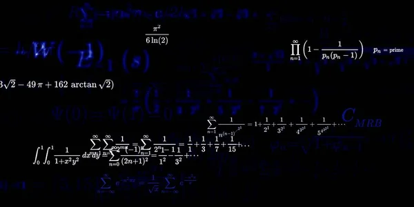 Historia Matemática Con Fórmulas Ilustración Perfecta —  Fotos de Stock