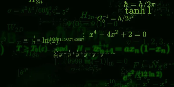 Kontekst Matematyczny Formułami Bezproblemowa Ilustracja Abstrakcyjny Wzór Kolorowymi Symbolami — Zdjęcie stockowe