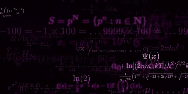 Historia Matemática Con Fórmulas Ilustración Perfecta — Foto de Stock