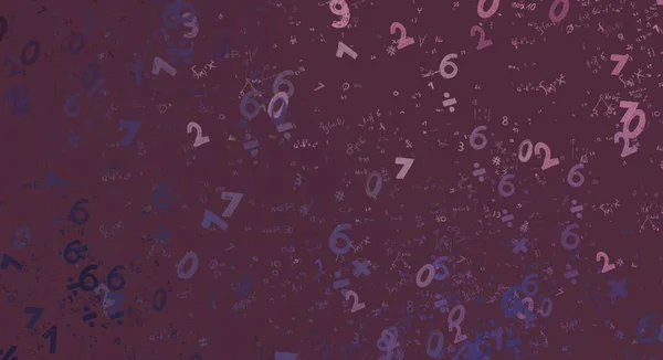 Math Ilustración Abstract Background Numbers Copy Space —  Fotos de Stock