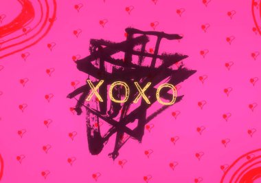 Soyut arka plan sanatı. 2D çizim. Etkileyici yağlı boya resim. Tuvalde fırça darbeleri. Modern sanat. Çok renkli arkaplan. Çağdaş sanat. İfade. Sanatsal dijital palet.