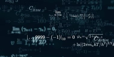 Formüllü matematik arkaplanı, kusursuz illüstrasyon   