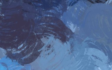 Soyut arka plan sanatı. 2D çizim. Etkileyici yağlı boya resim. Tuvalde fırça darbeleri. Modern sanat. Çok renkli arkaplan. Çağdaş sanat. İfade. Sanatsal dijital palet.