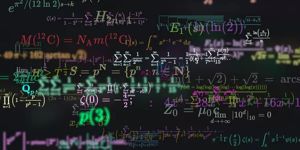 Formüllü Matematik Arkaplanı Kusursuz Illüstrasyon — Stok fotoğraf