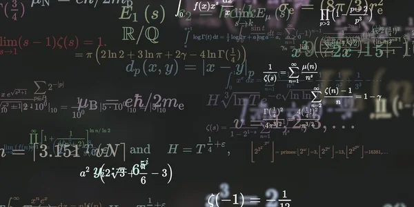 Historia Matemática Con Fórmulas Ilustración Perfecta — Foto de Stock