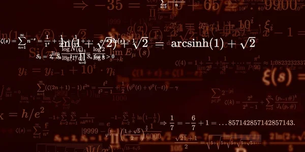 Formüllü Matematik Arkaplanı Kusursuz Illüstrasyon — Stok fotoğraf