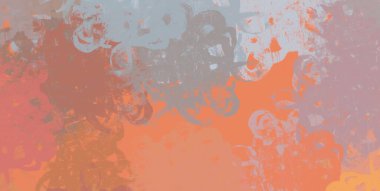 Soyut arka plan sanatı. 2D çizim. Etkileyici yağlı boya resim. Tuvalde fırça darbeleri. Modern sanat. Çok renkli arkaplan. Çağdaş sanat. İfade. Sanatsal dijital palet.