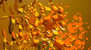 Soyut arka plan sanatı. 3 boyutlu illüstrasyon. Tuvalde fırça darbeleri. Çok renkli arkaplan. Çağdaş sanat. Sanatsal dijital palet.