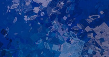 Soyut arka plan sanatı. 2D çizim. Etkileyici yağlı boya resim. Tuvalde fırça darbeleri. Modern sanat. Çok renkli arkaplan. Çağdaş sanat. İfade. Sanatsal dijital palet.